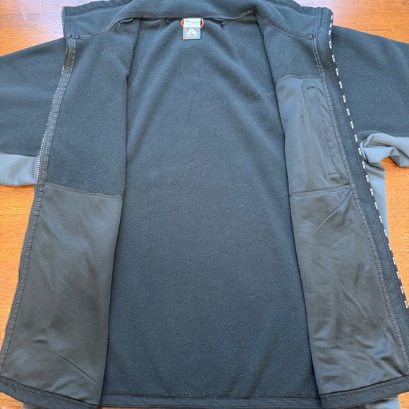 Nike ACG Fleece Jacket Mens XL Black Grey Full Zip Fit Therma Mock Neck Outdoor - Picture 7 of 11